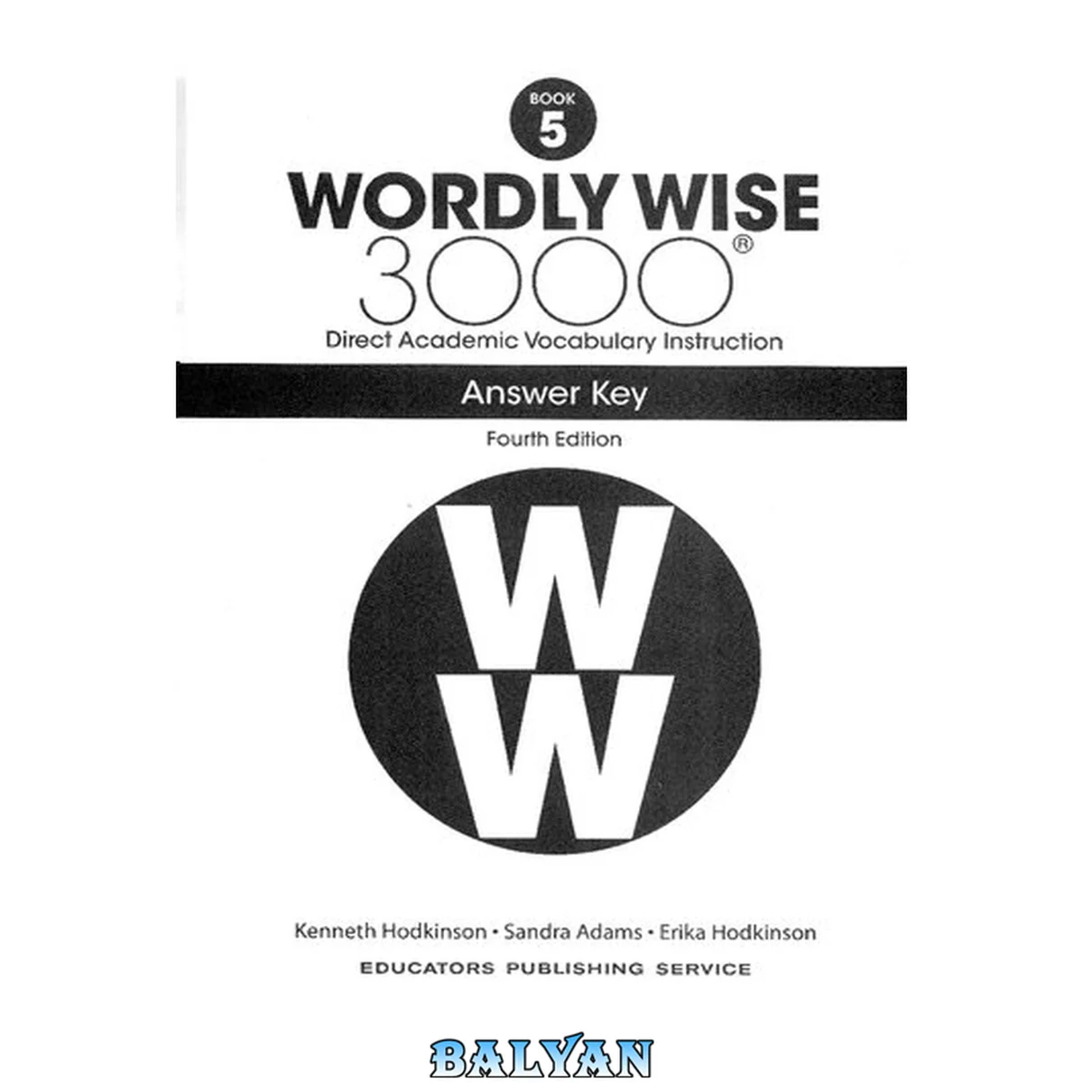 جلد کتاب Wordly Wise, Grade 5, Student Book Answer Key (4th Edition)