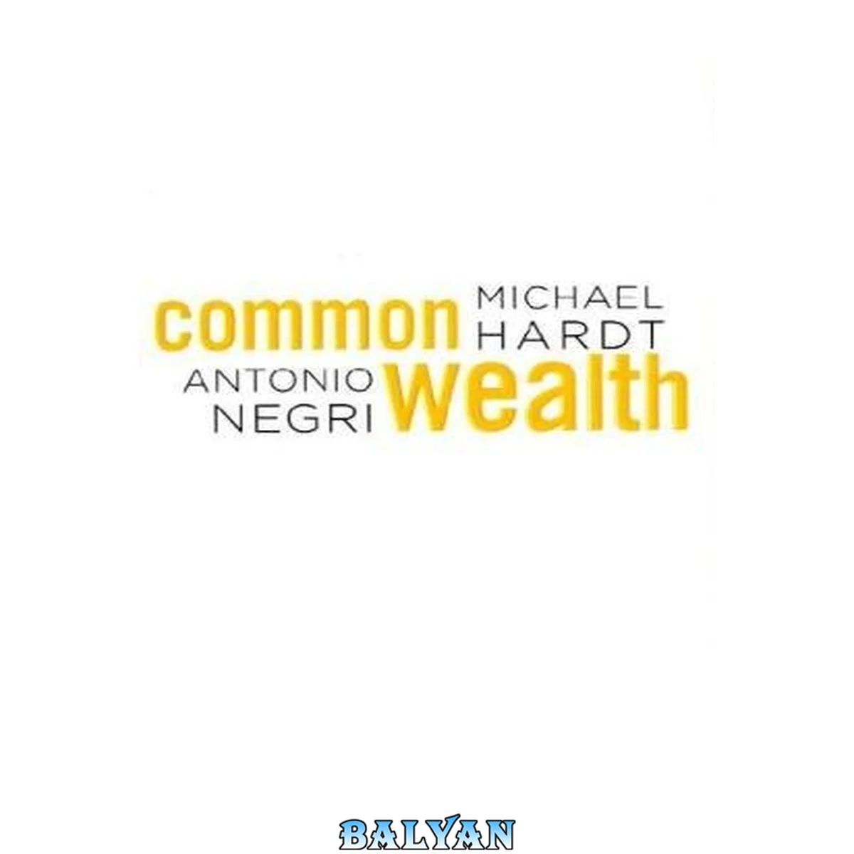 جلد کتاب Commonwealth