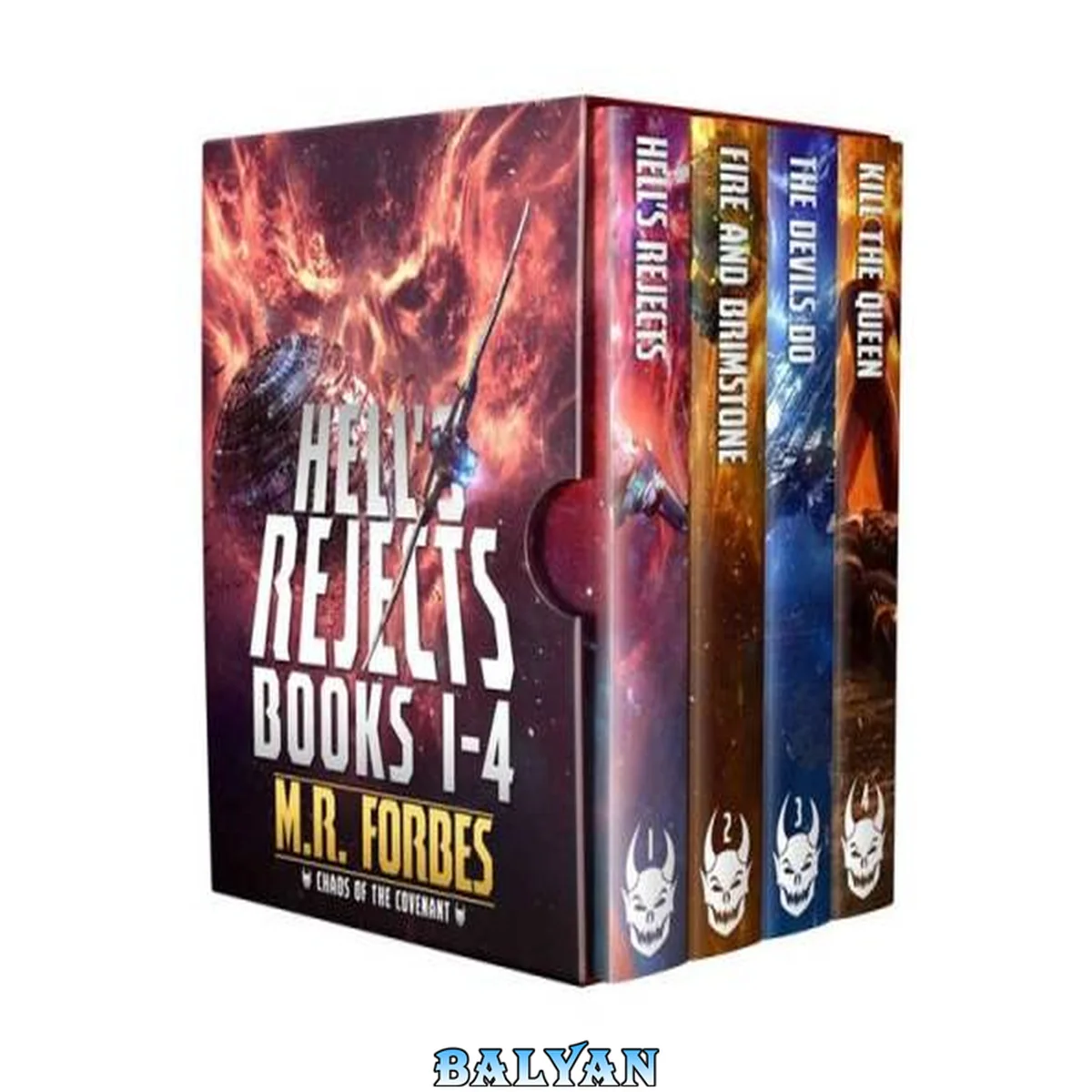 جلد کتاب Hell's Rejects, Books 1-4 Box Set (M.R. Forbes Box Sets)