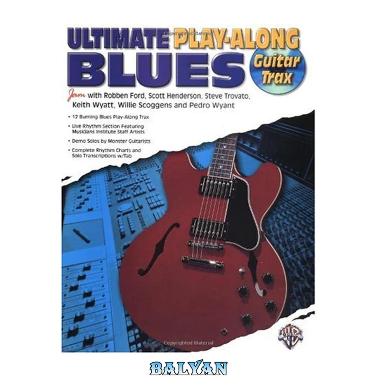 جلد کتاب Ultimate Guitar Blues Play-Along (Guitar Trax) (Ultimate Guitar Play-Along)