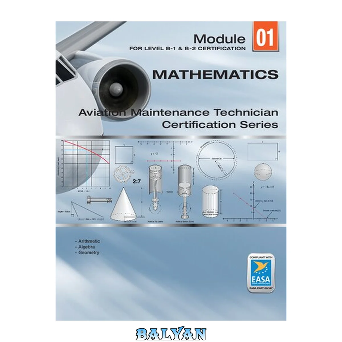 جلد کتاب EASA Module 1 - Mathematics - Aircraft Maintenance Technician Certification Series