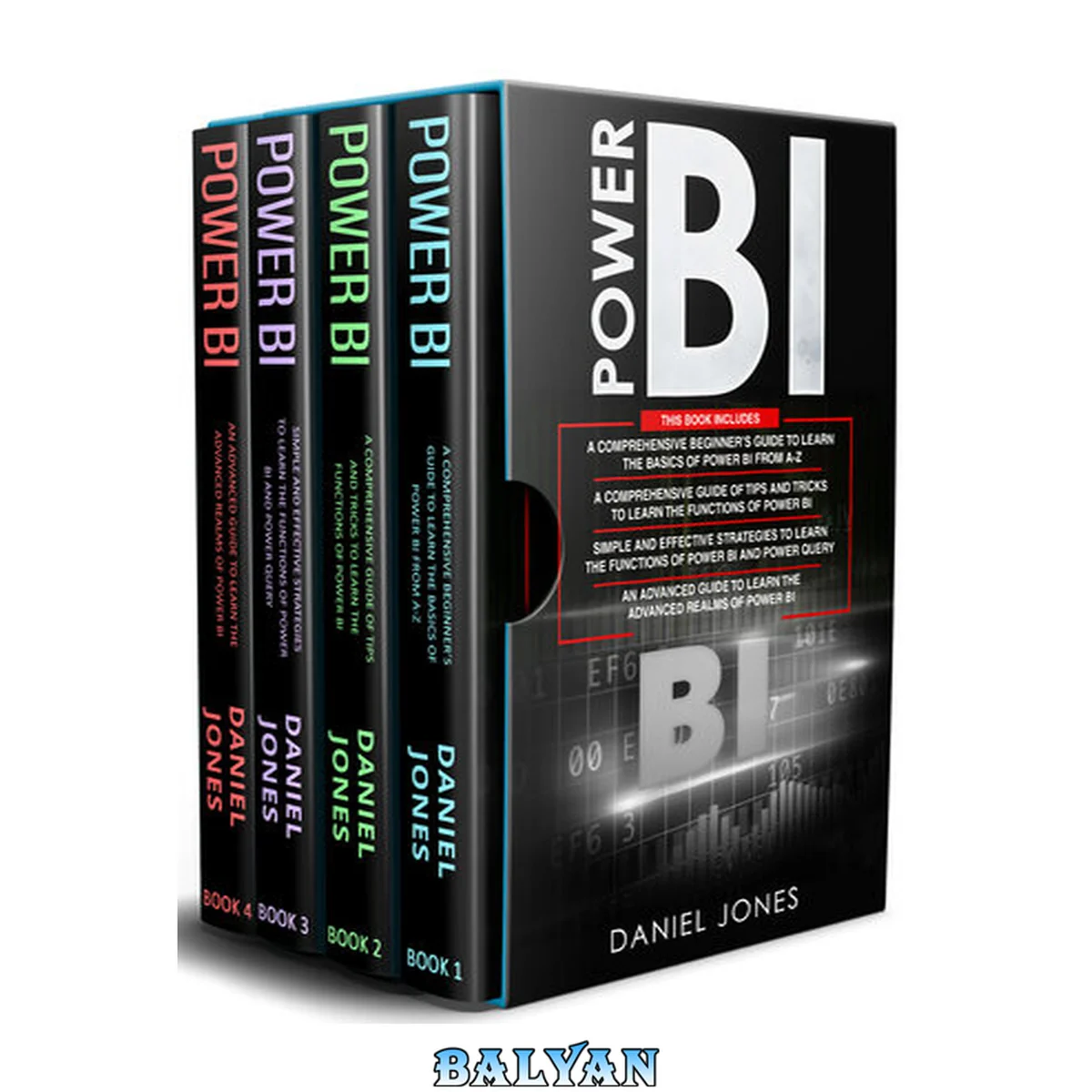 جلد کتاب Power BI: 4 in 1- Beginner's Guide+ Tips and Tricks+ Simple and Effective Strategies to learn Power Bi and Power Query+ An Advanced Guide to Learn the Advanced Realms of Power BI