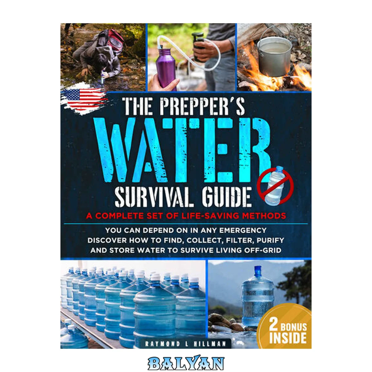 جلد کتاب The Prepper's Water Survival Guide: A Complete Set of Life-Saving Methods You Can Depend On in Any Emergency