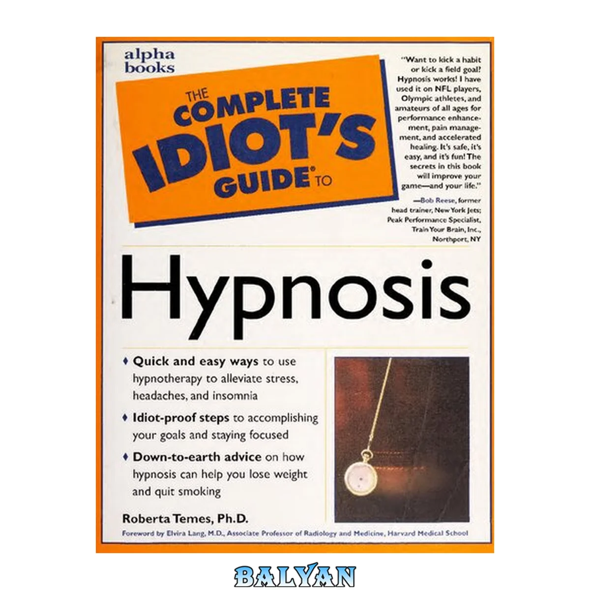 جلد کتاب The Complete Idiot's Guide to Hypnosis