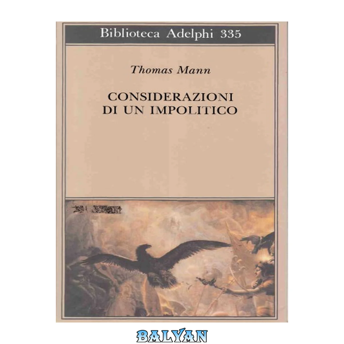 جلد کتاب Considerazioni di un impolitico