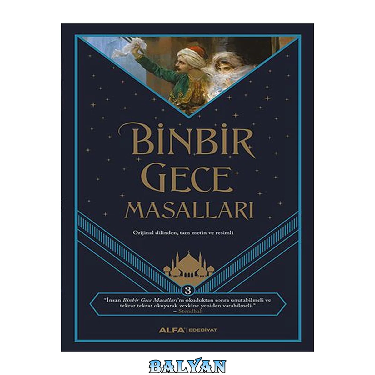 جلد کتاب Binbir Gece Masalları 3