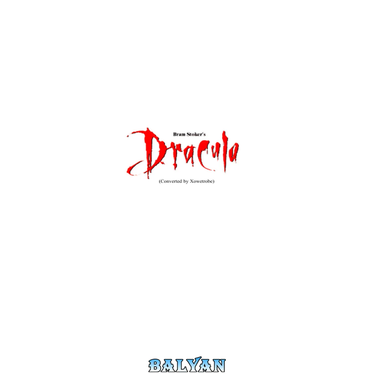 جلد کتاب dracular.PDF