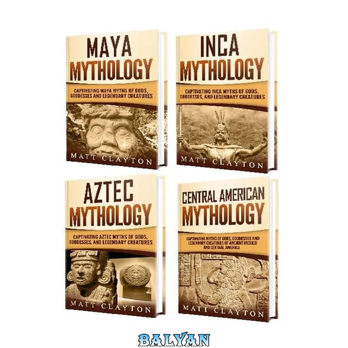 جلد کتاب Mesoamerican Mythology: A Captivating Guide to Maya Mythology, Aztec Mythology, Inca Mythology, and Central American Myths
