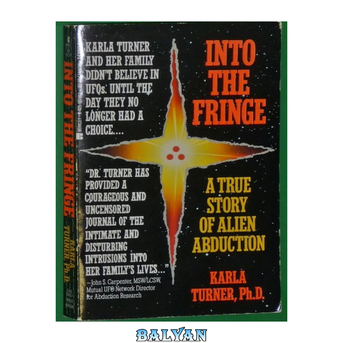 جلد کتاب Into the fringe : a true story of alien abduction