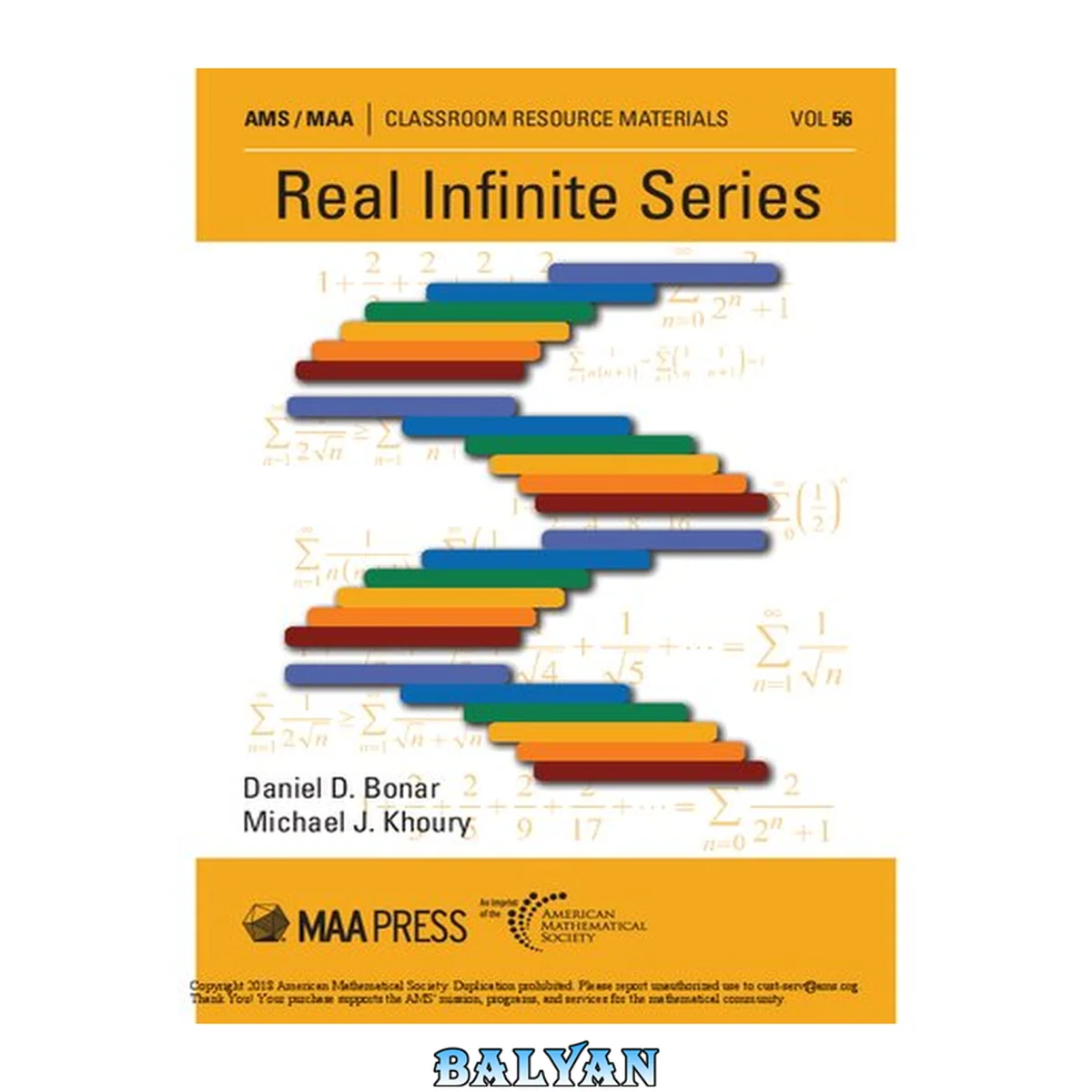 جلد کتاب Real Infinite Series (classroom Resource Materials)