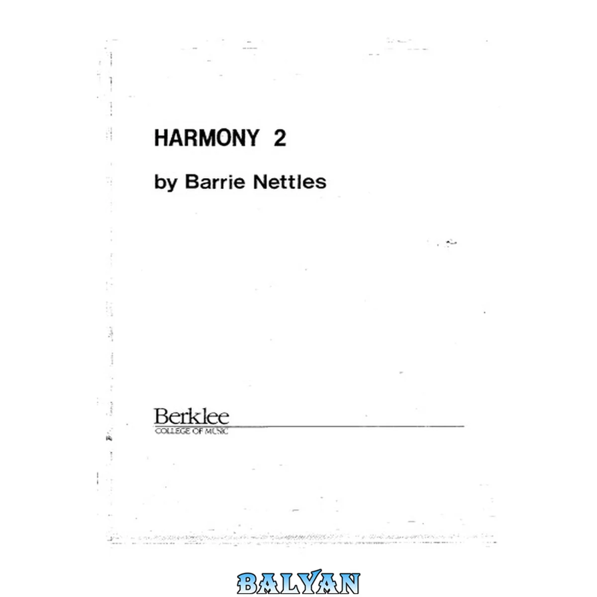 جلد کتاب Harmony 2