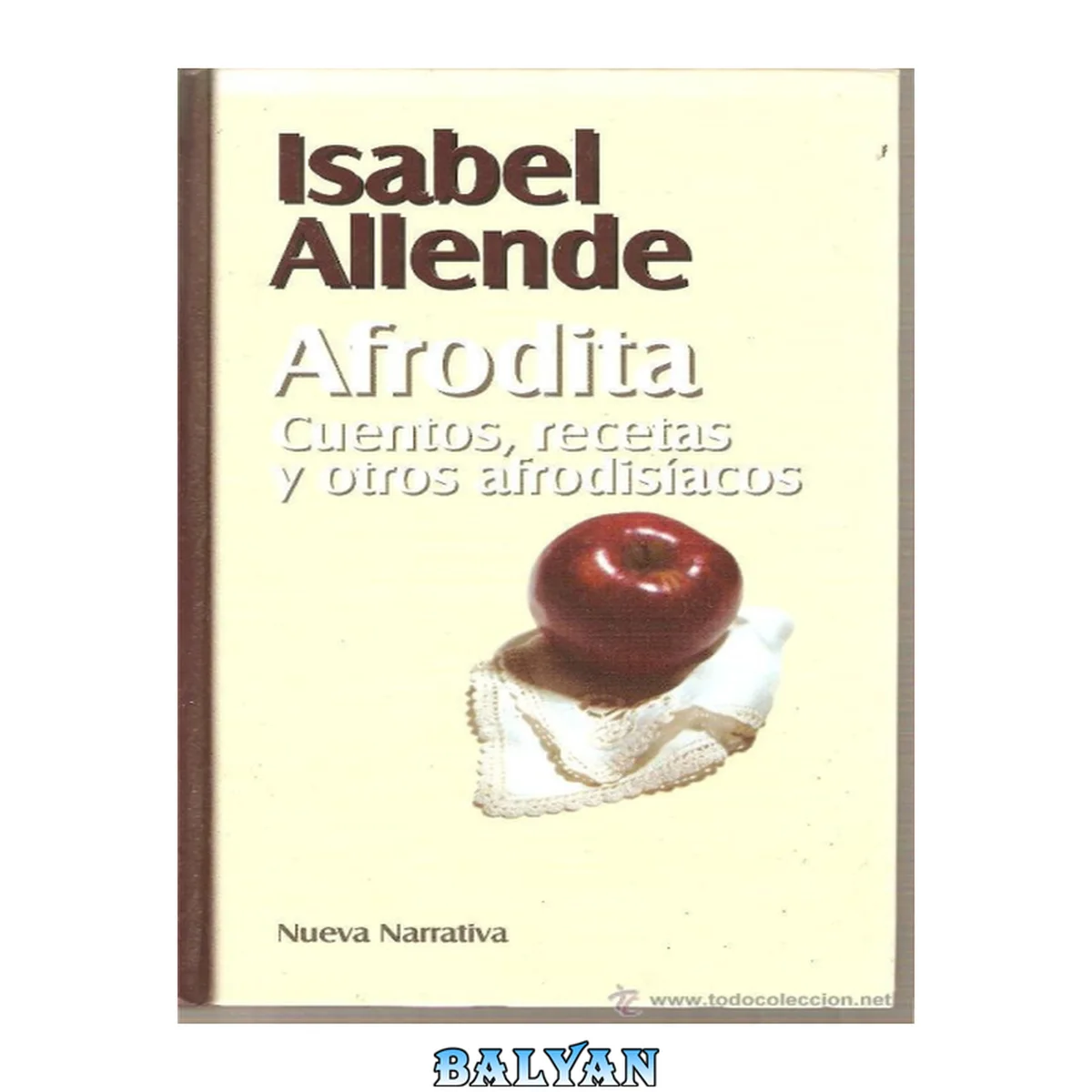 جلد کتاب Afrodita Cuentos, recetas y otros afrodisíacos