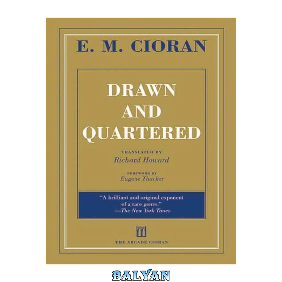 جلد کتاب Drawn and Quartered