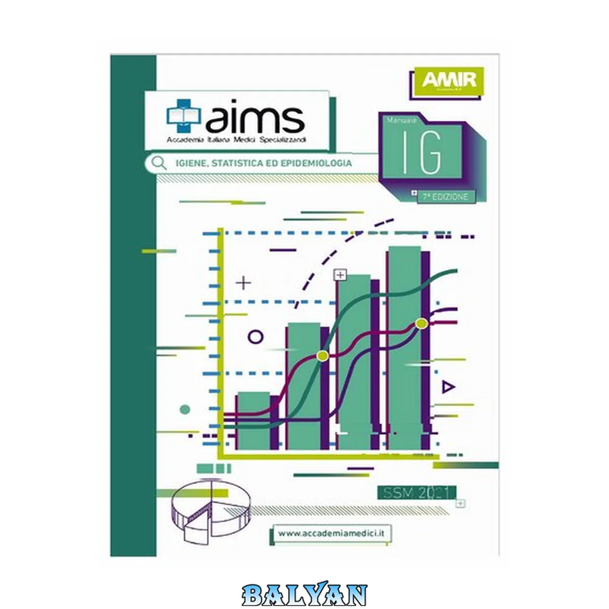 جلد کتاب AIMS 2021 VII edizione statistica ed epidemiologia.pdf