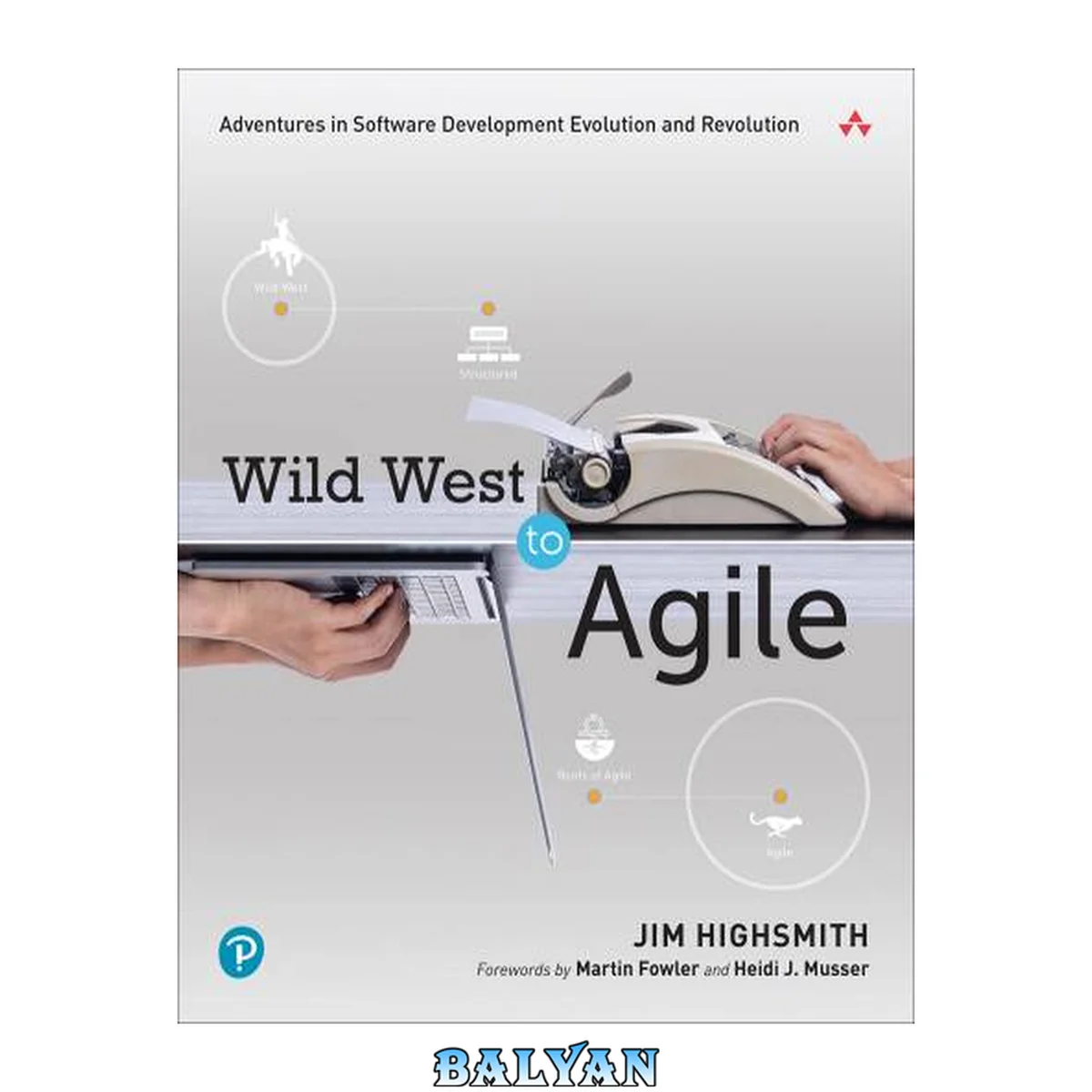 جلد کتاب WILD WEST TO AGILE : adventures in software development evolutions and revolutions