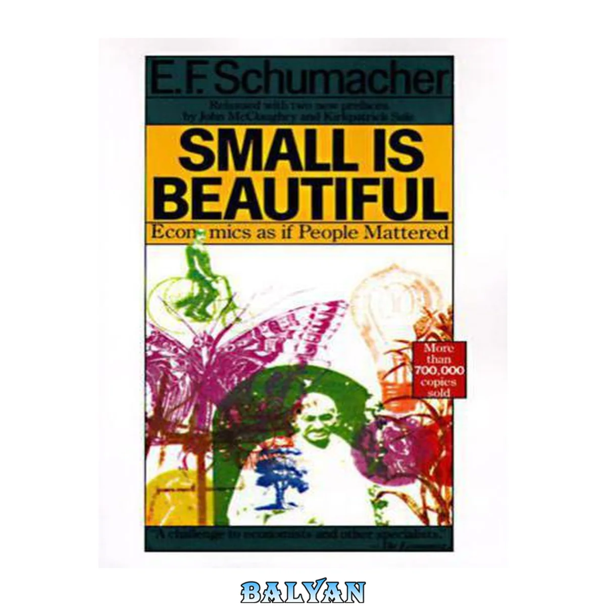 جلد کتاب Small is Beautiful: A Study of Economics as if People Mattered