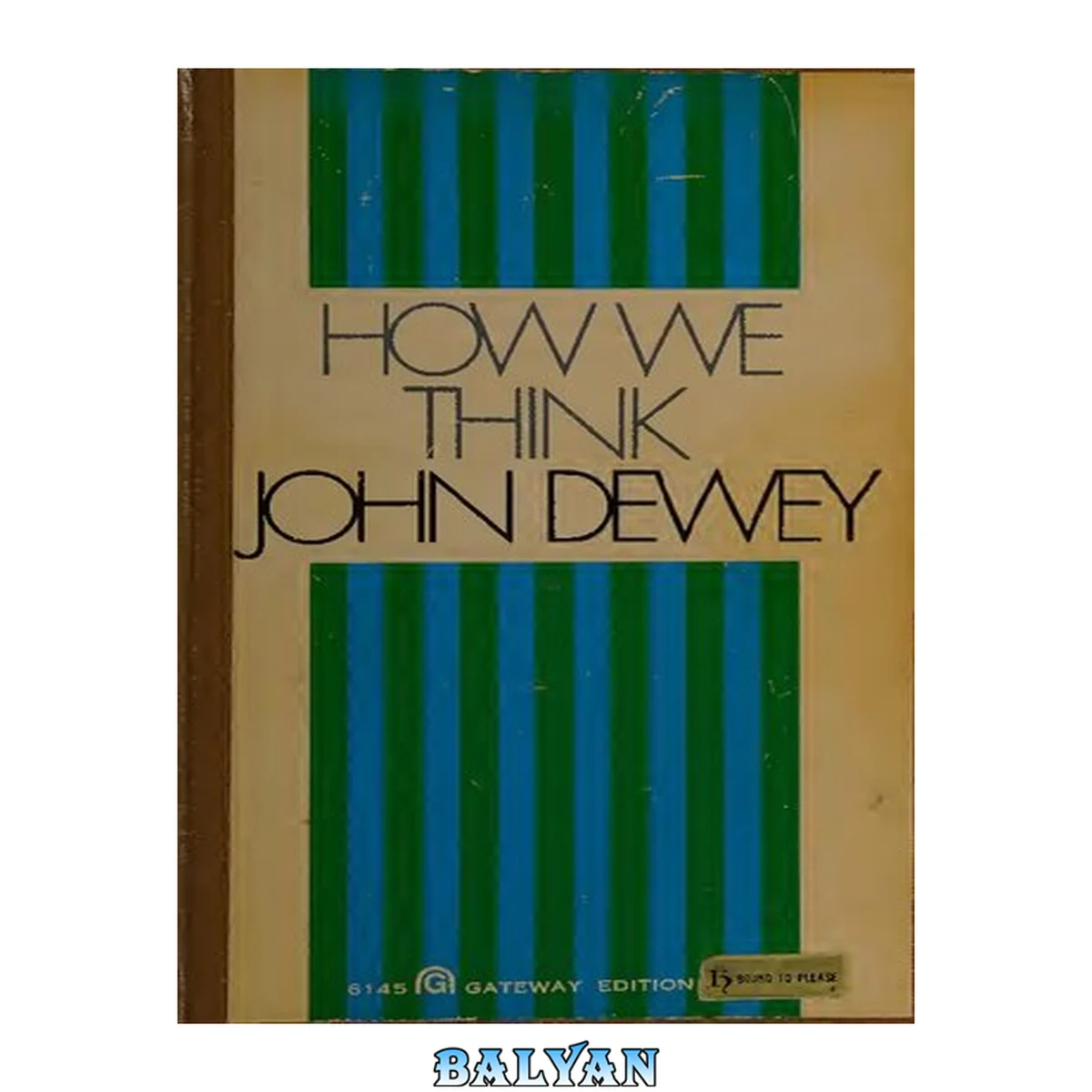 جلد کتاب How We Think