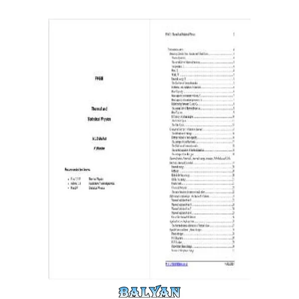 ترمودینامیک و فیزیک آماری برای مهندسی