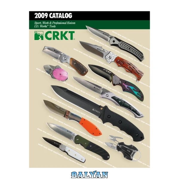 کاتالوگ چاقوهای CRKT