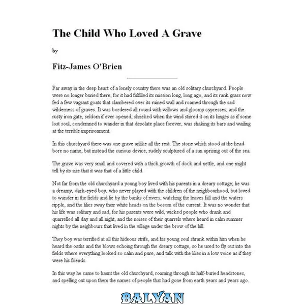 The Child Who Loved a Grave