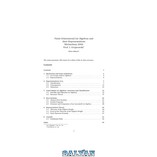 Finite Dimensional Lie Algebras and their Representations [Lecture notes]