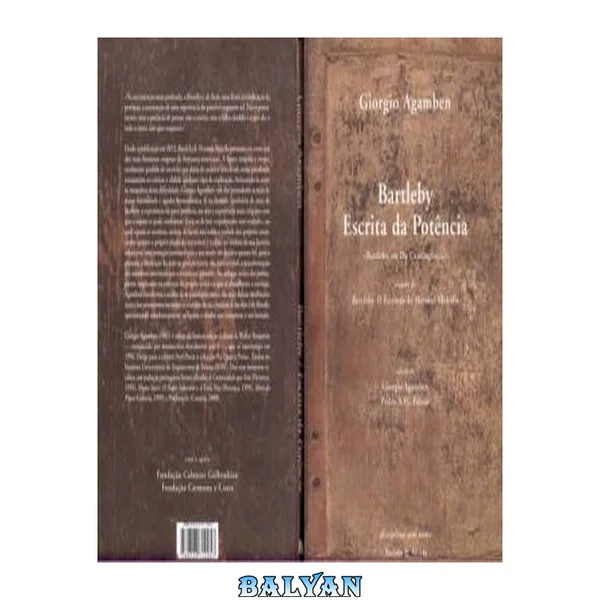 Bartleby, escrita da potência & MELVILLE, Herman Bartleby, o escrivão