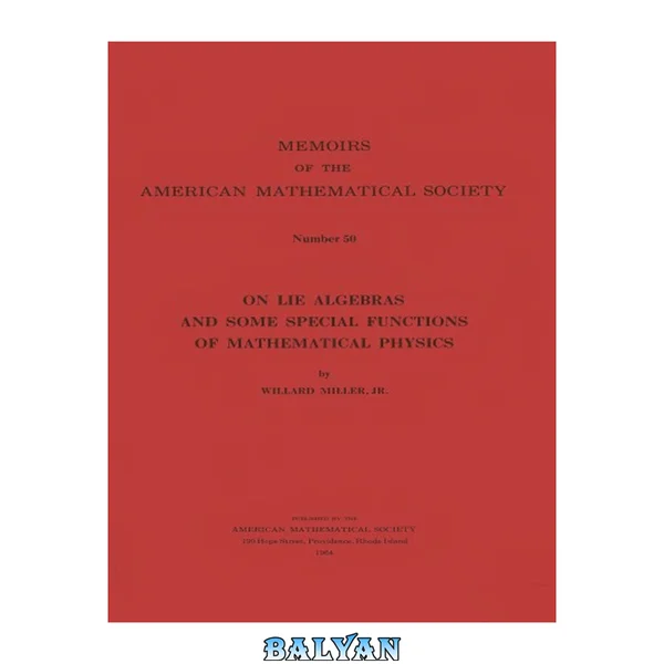 On Lie Algebras and Some Special Functions of Mathematical Physics