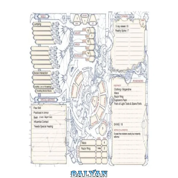 Numenera: Vortex Pregenerated Characters