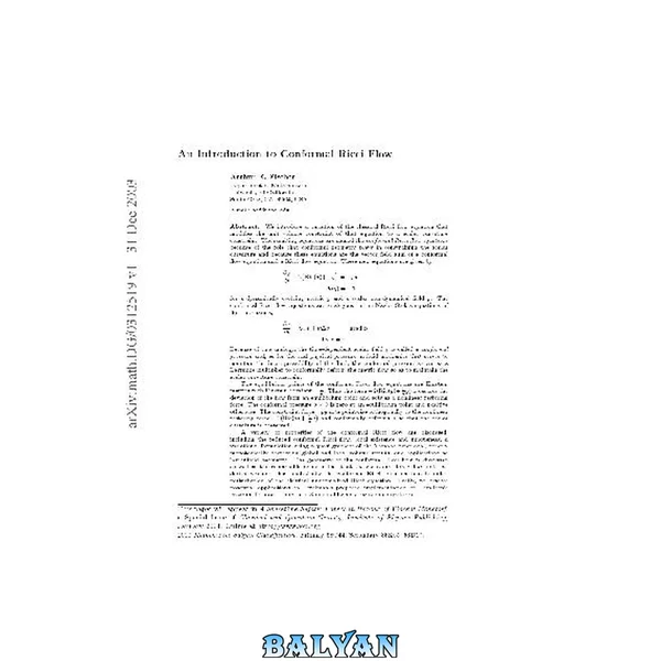 An Introduction to conformal Ricci flow