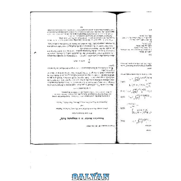 Brownian motion in magnetic fields