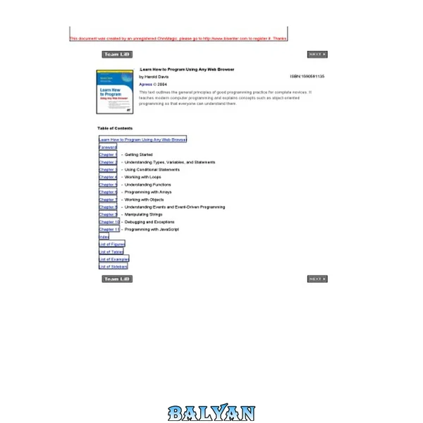 Learn How to Program Using Any Web Browser : Using Any Web Browser