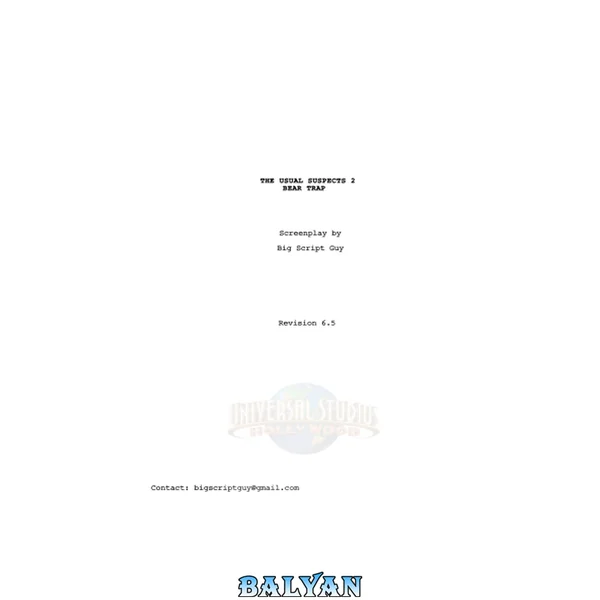 Usual Suspects 2 Script