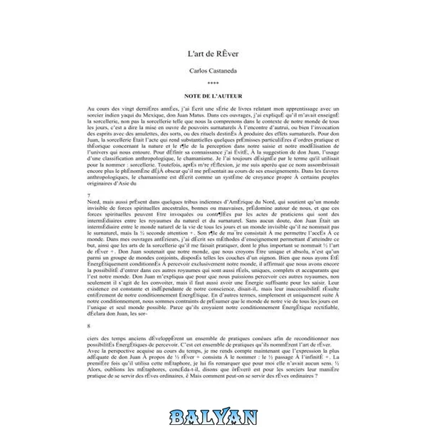 L'art De Rêver
