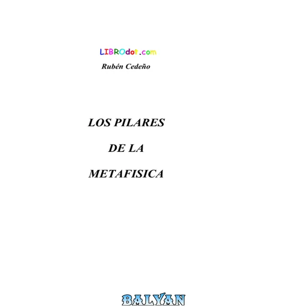 Los pilares de la metafisica