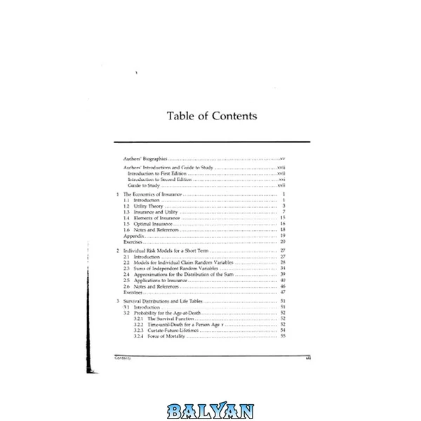 Actuarial Mathematic, Second Edition