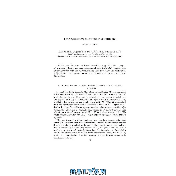 Lectures on scattering theory