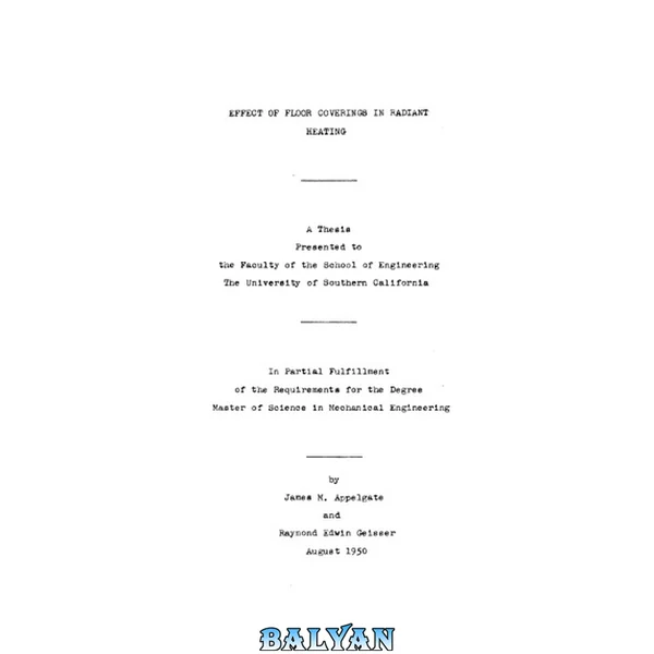 Effect of floor coverings in radiant heating