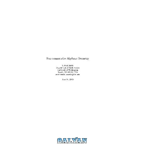 Non-commutative Algebraic Geometry