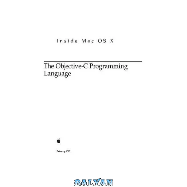 The Objective-C Programming Language - Inside Mac OS X