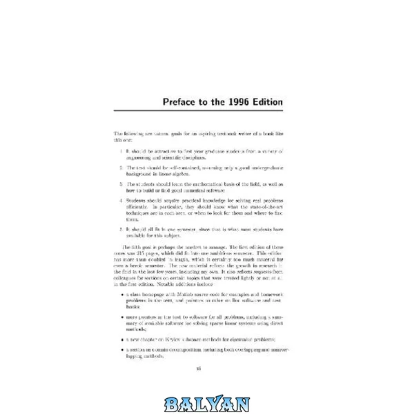 Applied Numerical Linear Algebra
