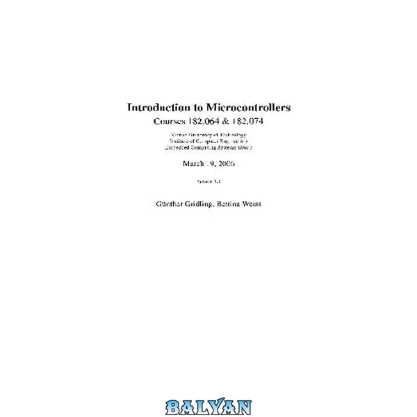 Introduction to microcontrollers