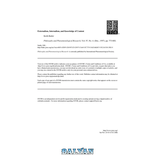 Externalism, Internalism and Knowledge of Content