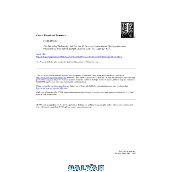 Causal Theories of Reference