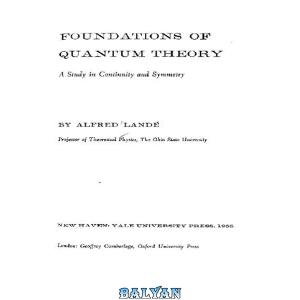 Foundations of quantum theory