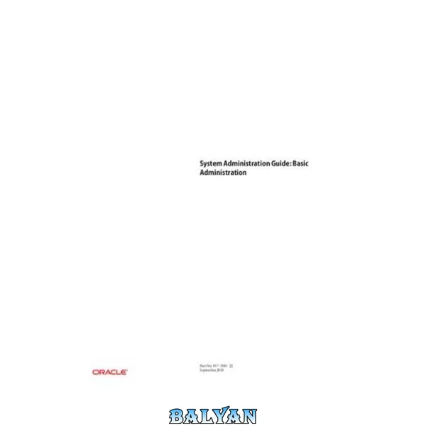 System Administration Guide Basic Administration (Oracle Solaris system)