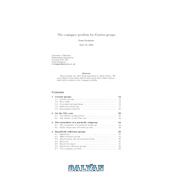 The conjugacy problem for Coxeter groups [PhD thesis]