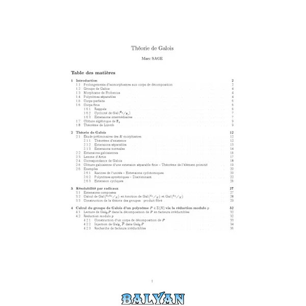 Théorie de Galois [Lecture notes]