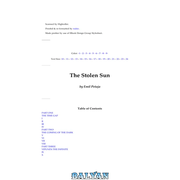 The Stolen Sun