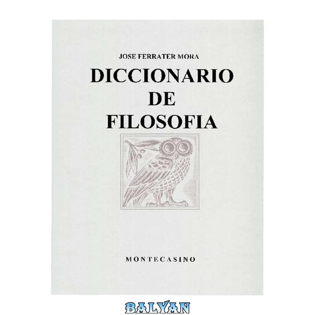 جلد کتاب Diccionario De Filosofia L