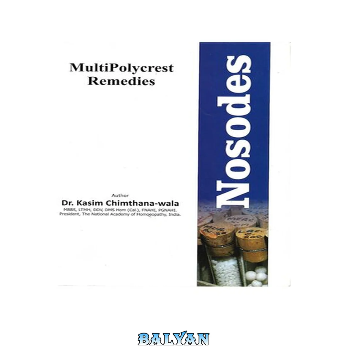 جلد کتاب NOSODES MultiPolycrest Remedies Homoeopathic Book